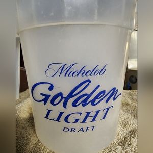 Michelobe Golden Light glasses and pitcher